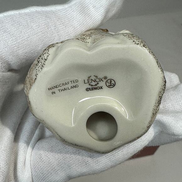 LENOX Christmas Holiday Ornament Set Mr. & Mrs. Santa Claus Holly Berries - Picture 9 of 12